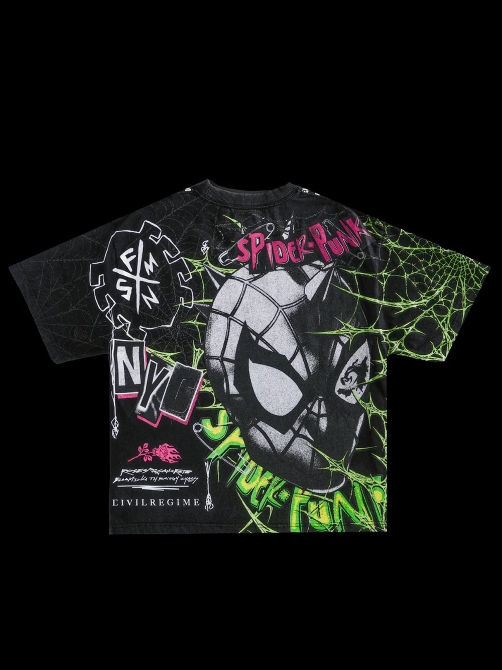 Civil Regime x Marvel Spider-Man Graphic tee